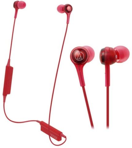 AUDIO TECHNICA CK200BT INNER EAR HEADPHONE BT - RED