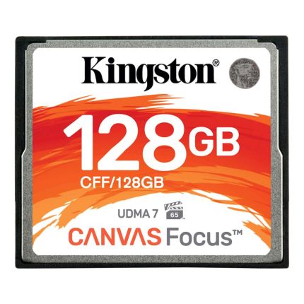 KINGSTON 128GB CF CARD (CANVAS FOCUS CFF/128GB)