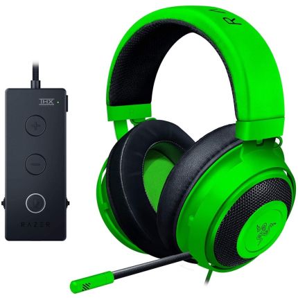 RAZER KRAKEN TOURNAMENT EDITION - WIRED GAMING HEADSET W/AUDIO CONTROLLER GREEN (^^)
