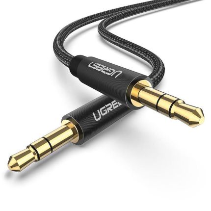 UGREEN 0.5M 3.5MM MALE TO MALE AUDIO CABLE #50360