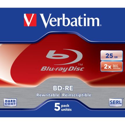 VERBATIM BDRE BLU-RAY 25GB 2X (1PC) JC #43615