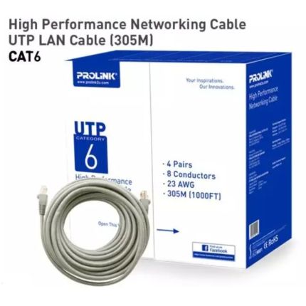PROLINK CAT6 RJ45 NETWORK CABLE (305 METER)